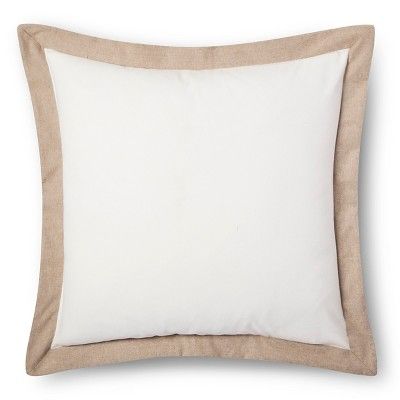 Pillow Sham (Euro) Cream - Mudhut | Target