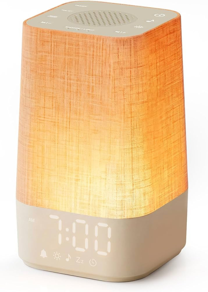 10-60 Mins Simulate Sunrise Alarm Clock: Gentle Wake Up Light Adjustable Brightness, 30-Level Vol... | Amazon (US)
