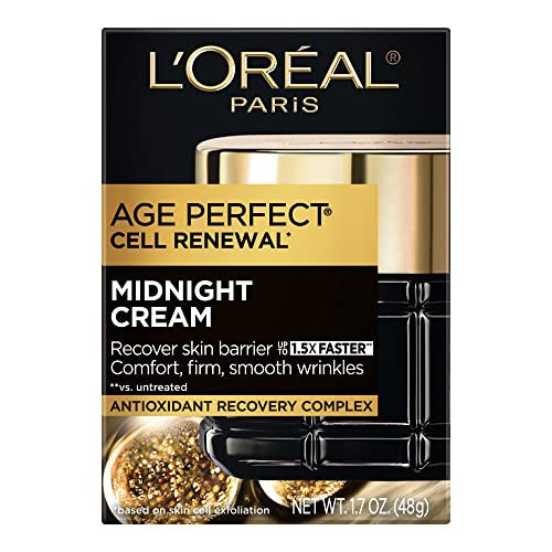 L’Oréal Paris Age Perfect Midnight Cream, Antioxidant Recovery Complex, 1.7 Oz. 1.70 Ounce (Pack of 1) | Amazon (US)