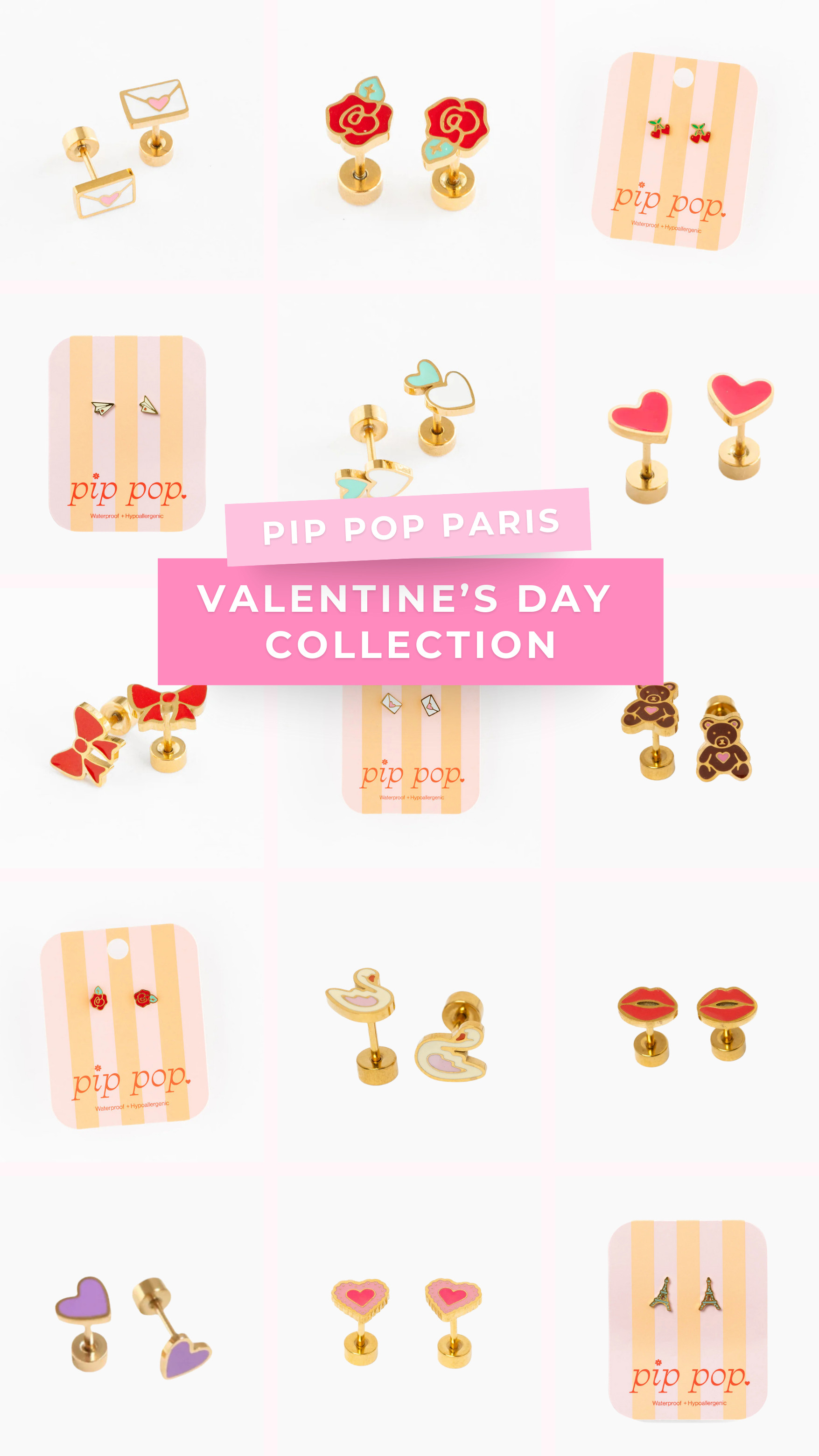 🩷 Will this Valentine's Day collection from Pip Pop Paris please "Be Mine?" 🩷  Grab a pair for your girl- and yourself- before they're gone!  

 #LTKSeasonal #LTKFindsUnder50 #LTKKids