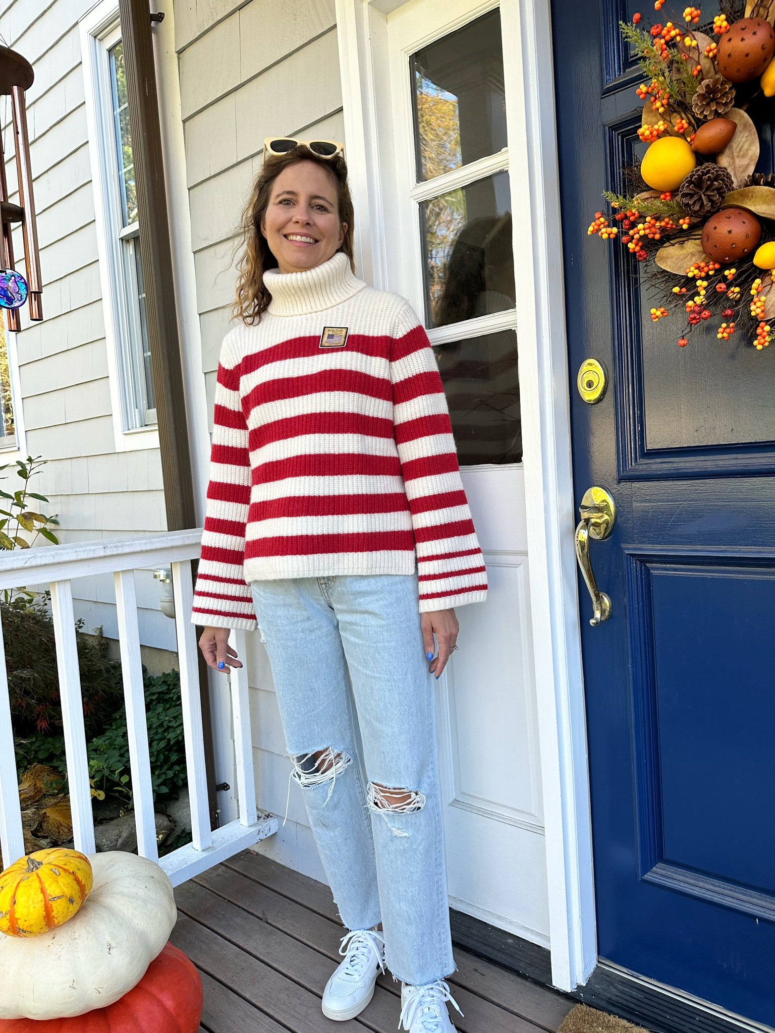 Red, white, and blue for Election Day 🇺🇸