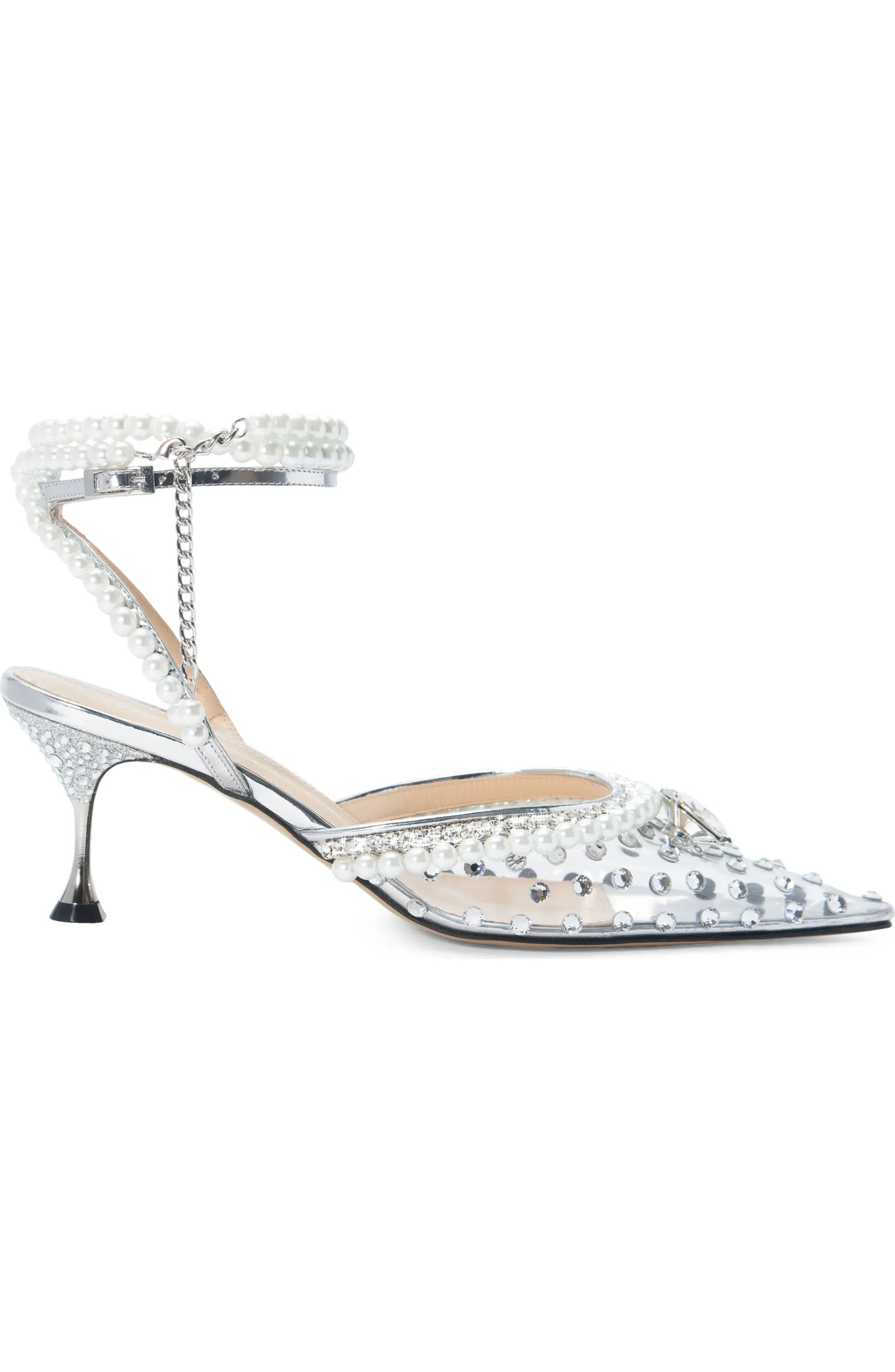 Diamond of Elizabeth Imitation Pearl Pointed Toe Pump (Women) | Nordstrom