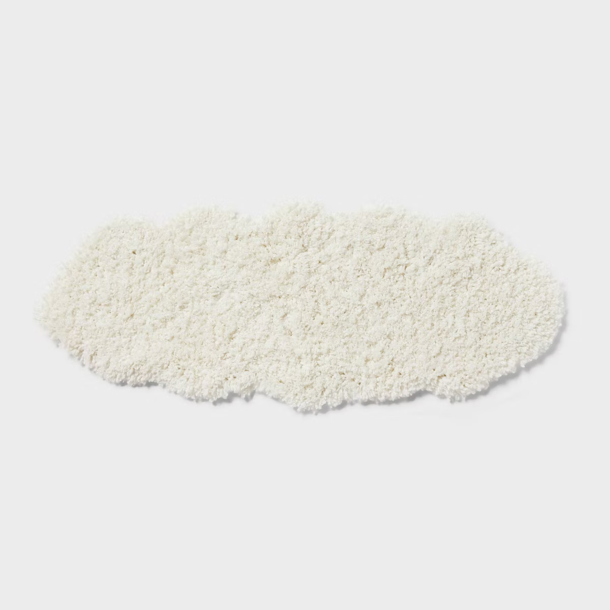 Plush Shaped Bath Rug White - Threshold™ | Target