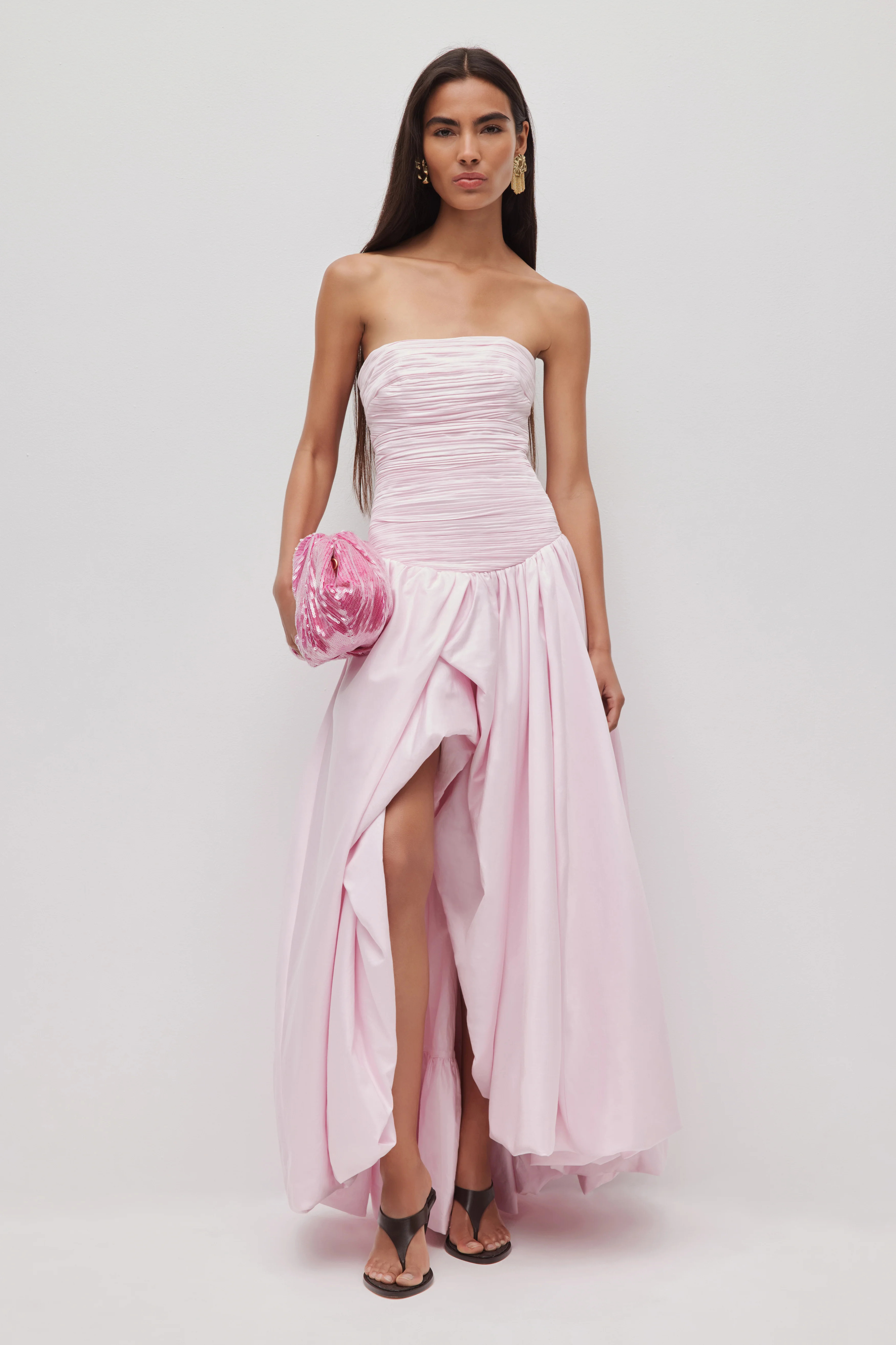 Violette Bubble Hem Maxi Drs | aje. (US, UK, Europe, ROW)