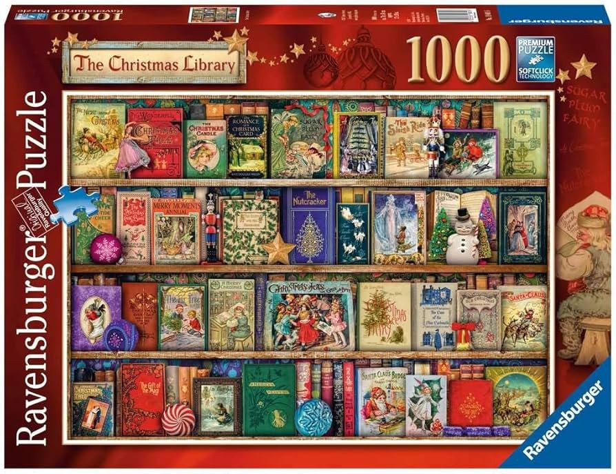 Ravensburger The Christmas Library, 1000pc Jigsaw Puzzle | Amazon (US)