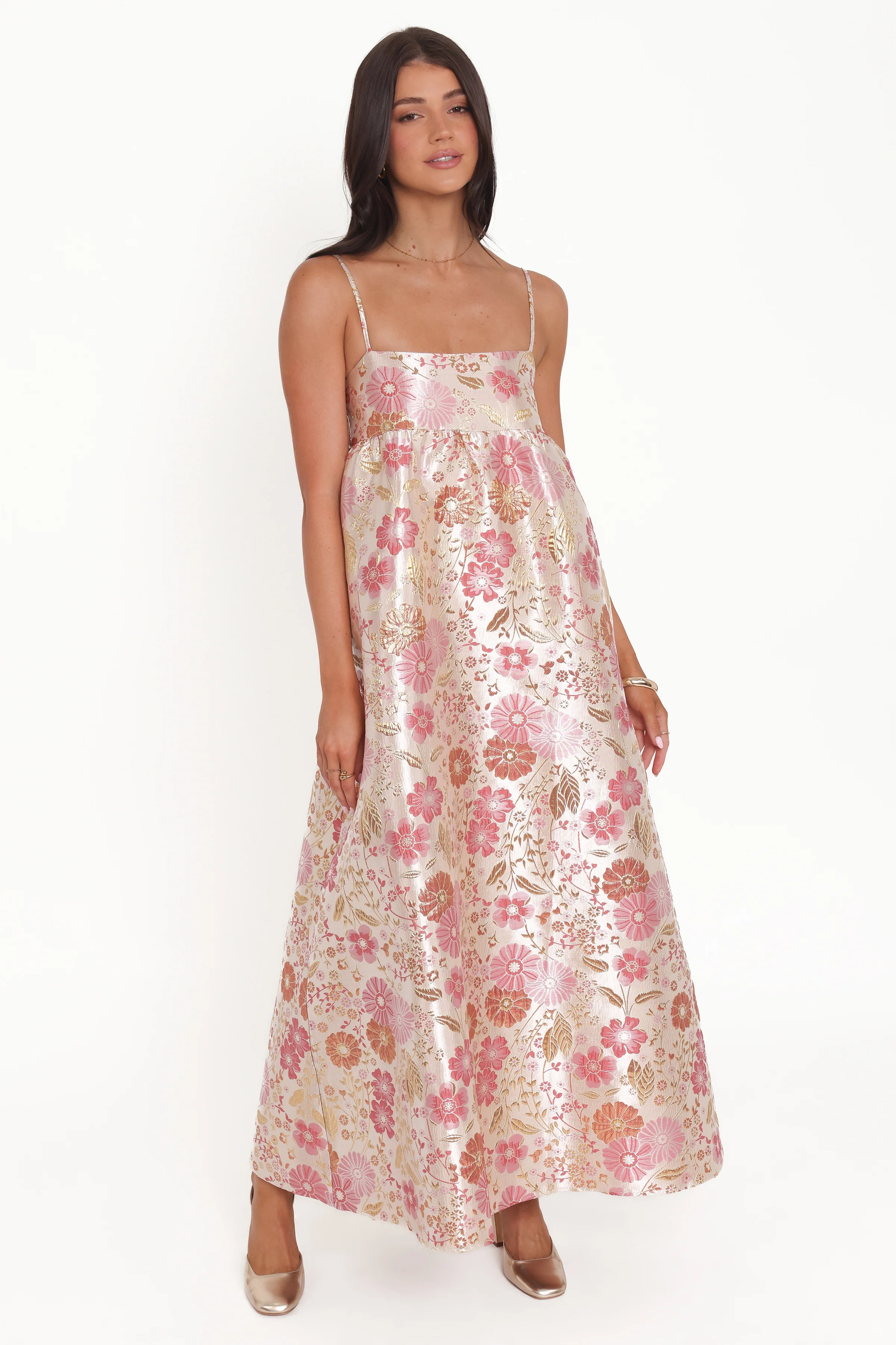 Yasmine Maxi Dress - Pink Floral | Petal & Pup (US)