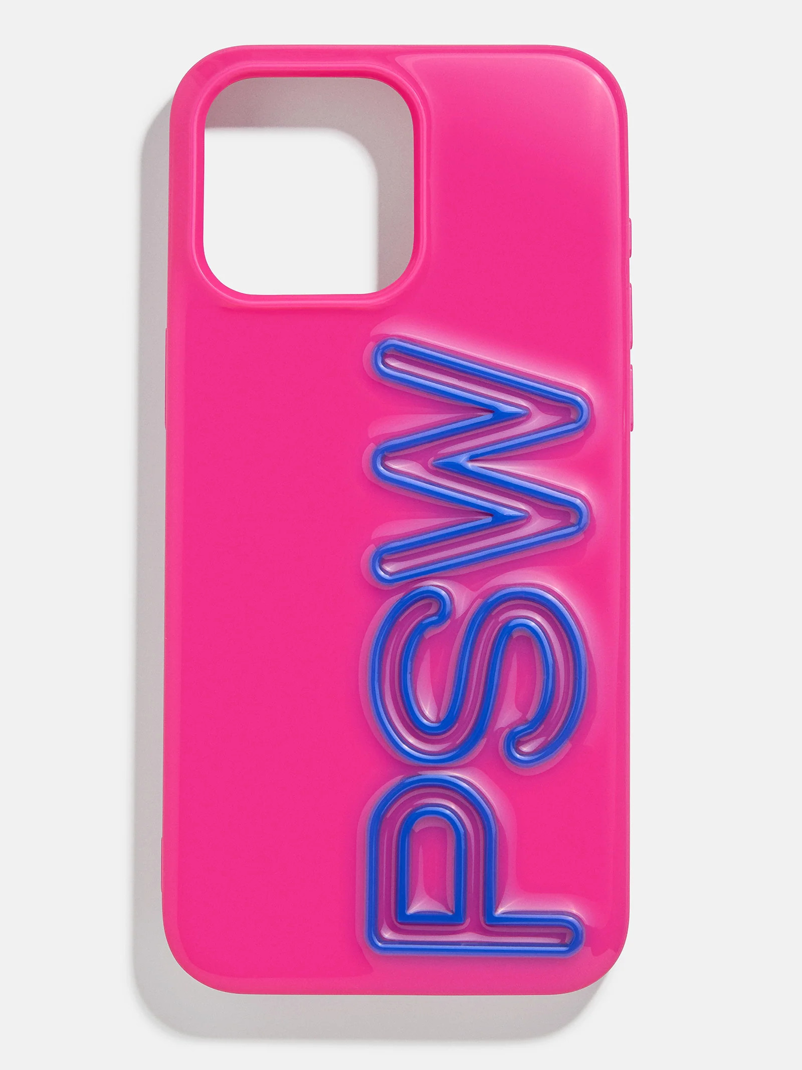 Fine Line Custom iPhone Case - Hot Pink/Cobalt | BaubleBar