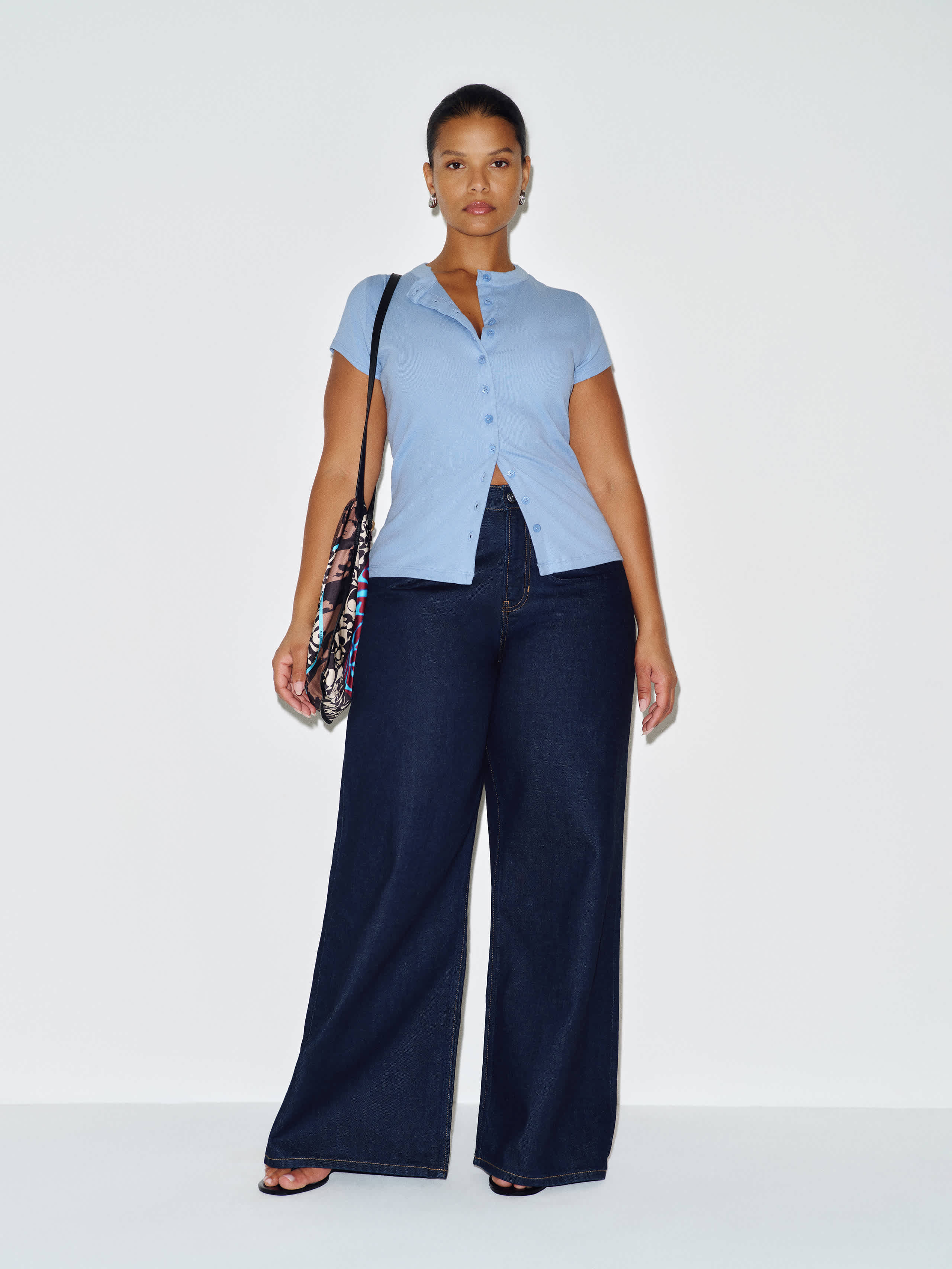 Reformation Raelynn Knit Top Es Blue 1X | Reformation (Global)