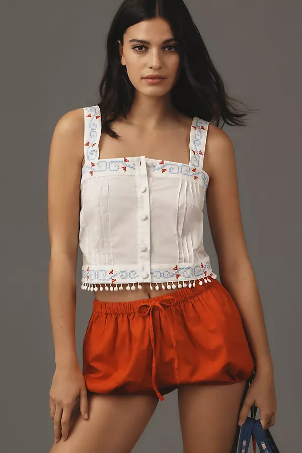 Emery Embroidered Top | Anthropologie (US)