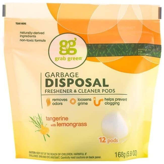 grab green Garbage Disposal Freshener & Cleaner Pods | Grove