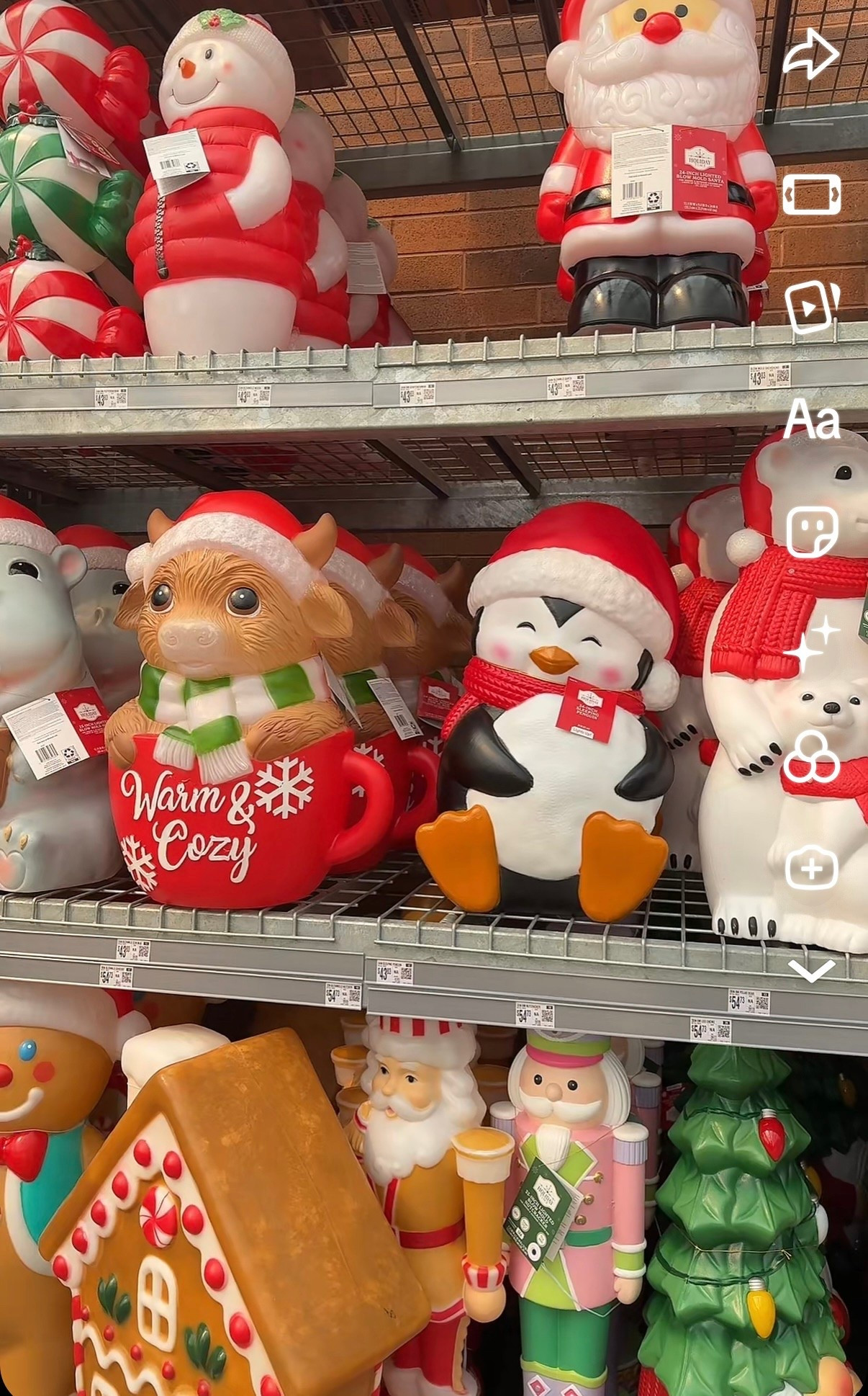 Outdoor Christmas at Walmart!