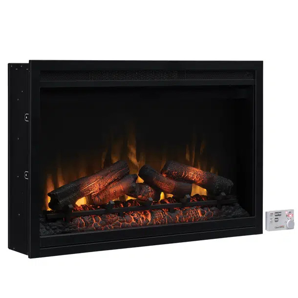 Modern Ember Uptown Smart Electric Fireplace Insert - Works with Alexa/Google Assistant | Wayfair North America