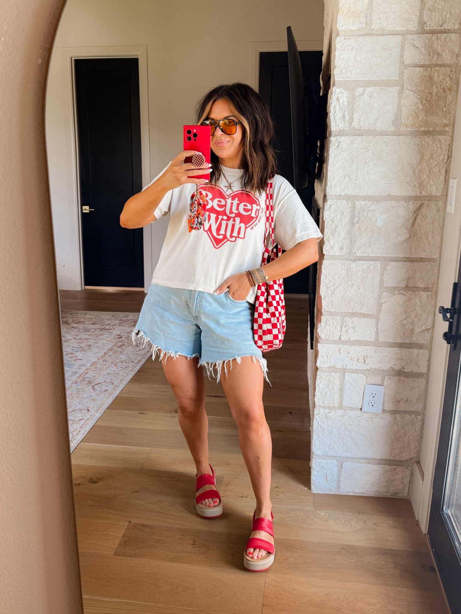 What I wore today
Tee is @shopbetterwith (launching 6/20)
Shorts: TTS
Sandals: TTS


#LTKMidsize #LTKStyleTip #LTKFindsUnder50
