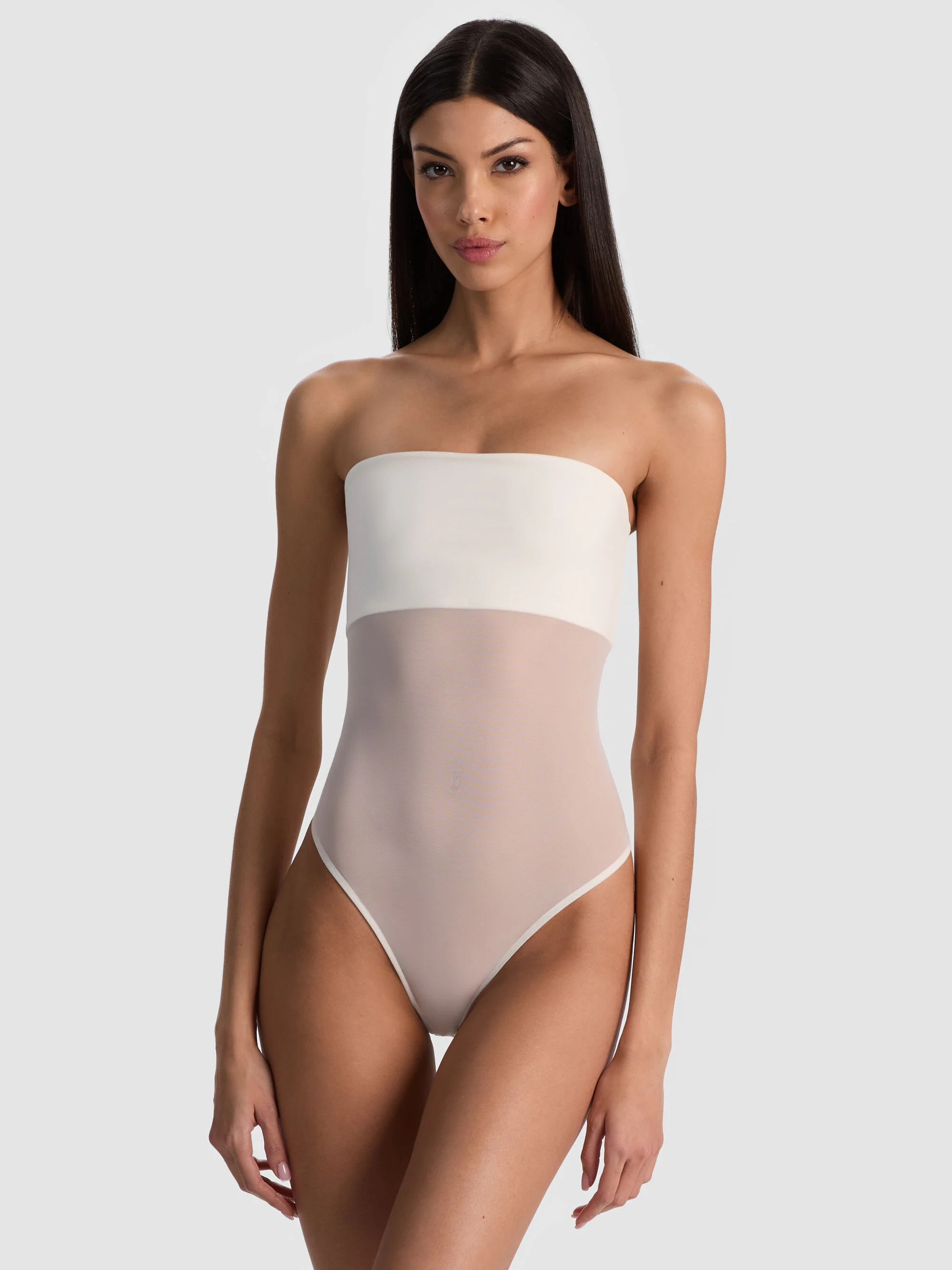 BANDEAU STRAPLESS BODYSUIT | Alice + Olivia