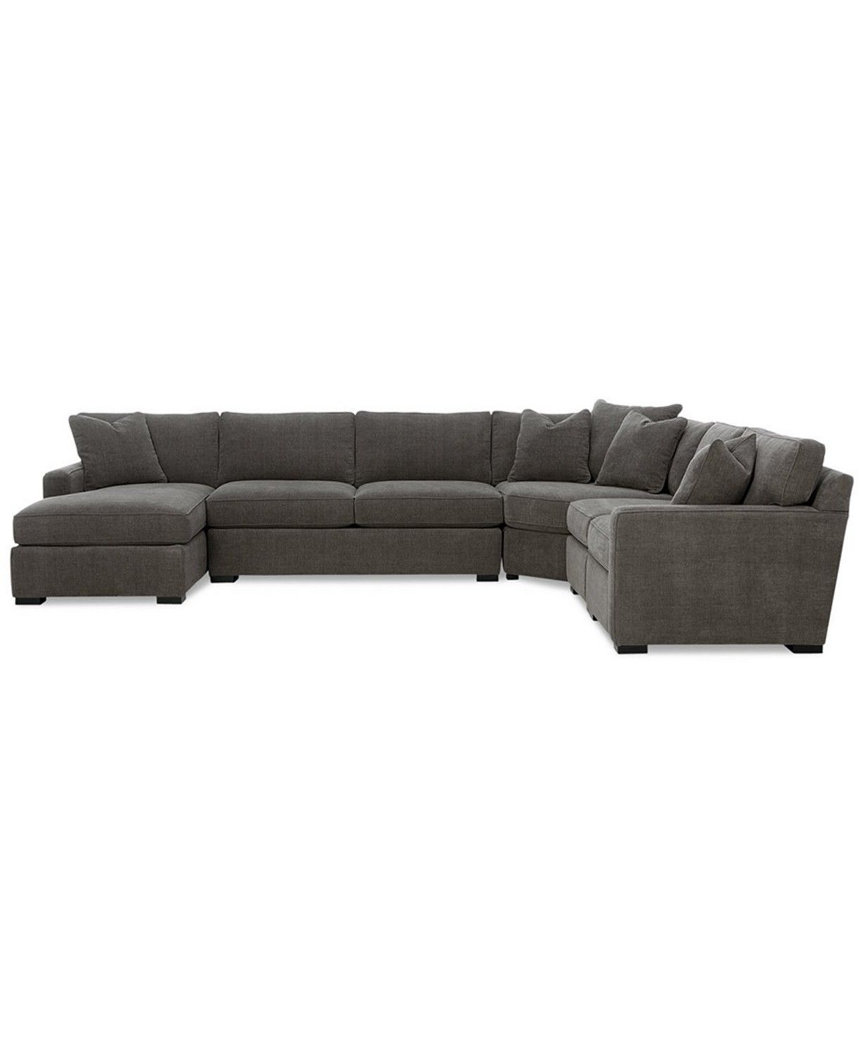 Radley 5-Piece Fabric Chaise Sectional Sofa, Created for Macy's | Macys (US)