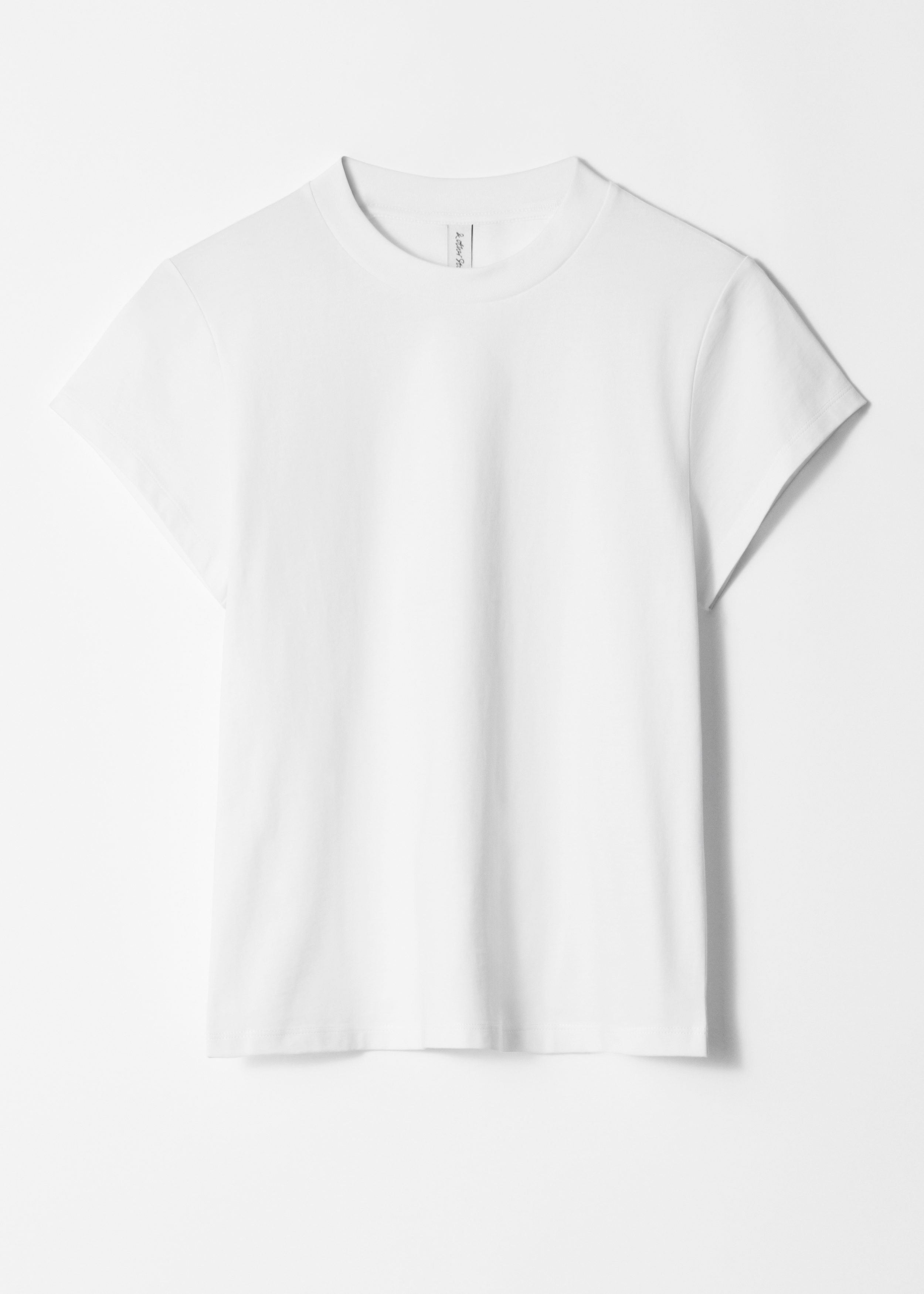 T-Shirt aus Baumwolle mit Rundhalsausschnitt - Weiß - & Other Stories DE | & Other Stories EU