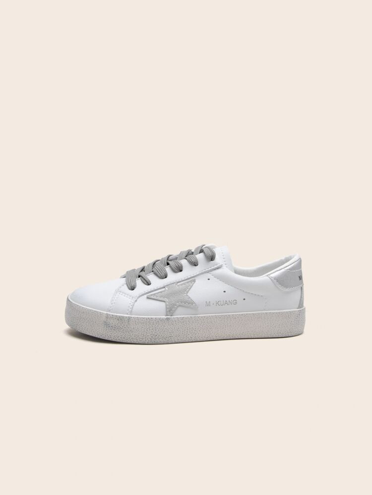Star Patch Low Top Sneakers | SHEIN