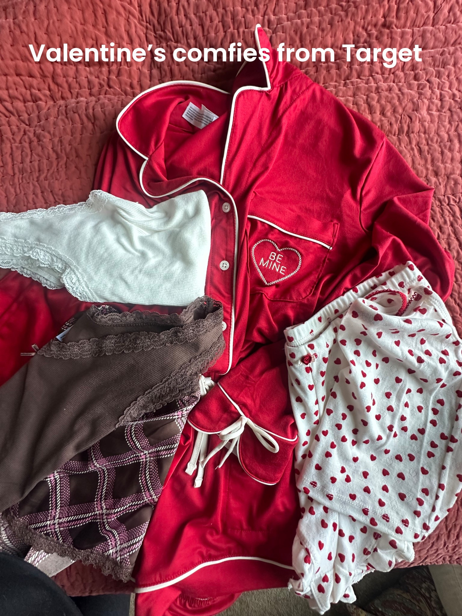 Valentine’s lounge/PJ sets 

#LTKmorningroutine #LTKValentine #LTKdayinmylife