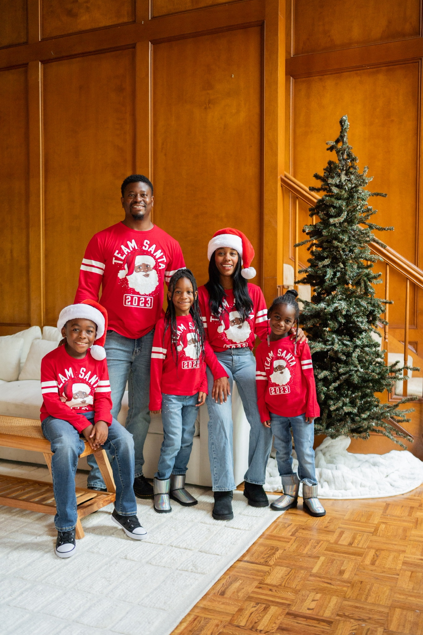 Family photos - family matching holiday tshirts 

#LTKHoliday #LTKfamily #LTKkids