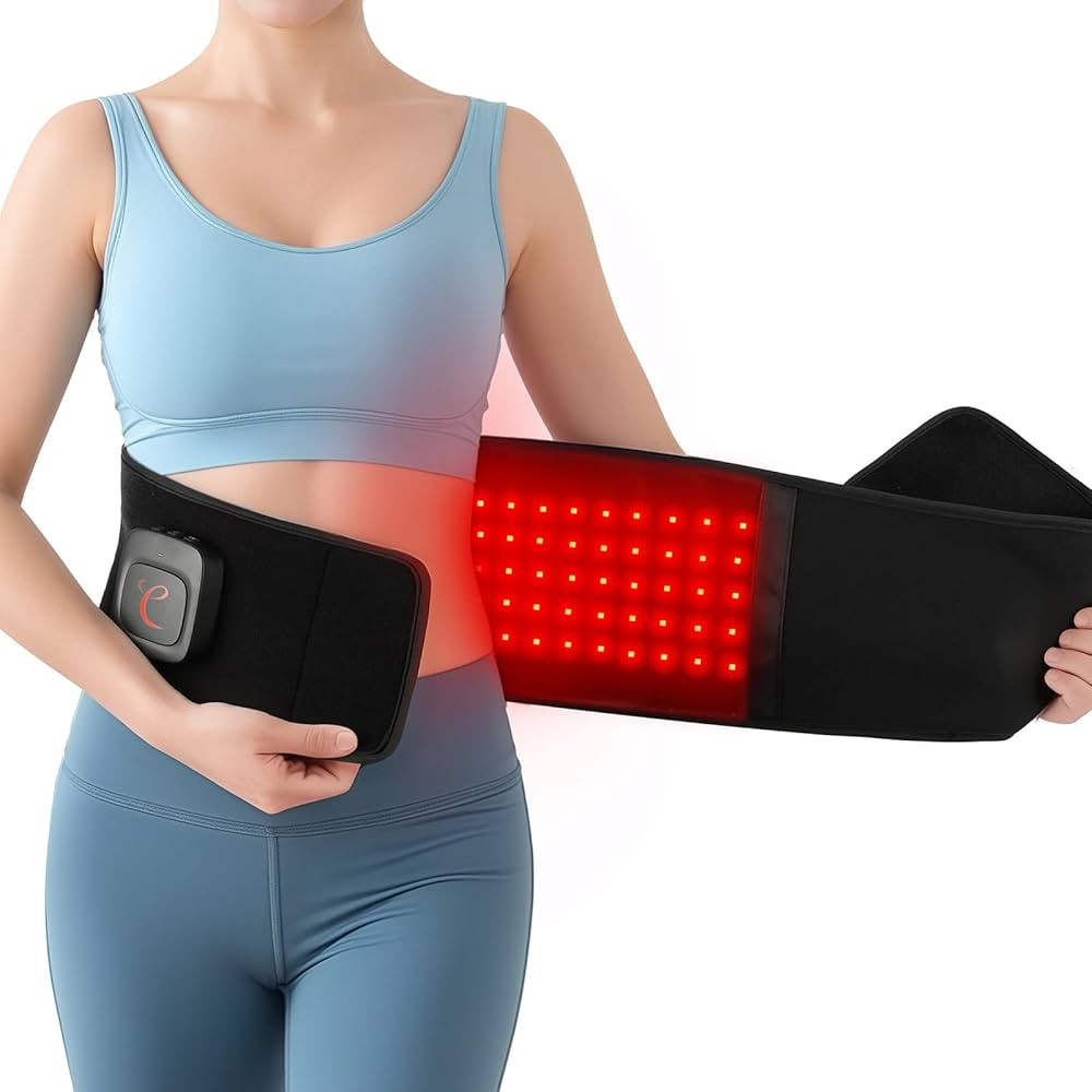Comfytemp Cordless Red Light Therapy Belt for Body, Portable Rechargeable Near Infrared Light The... | Amazon (US)