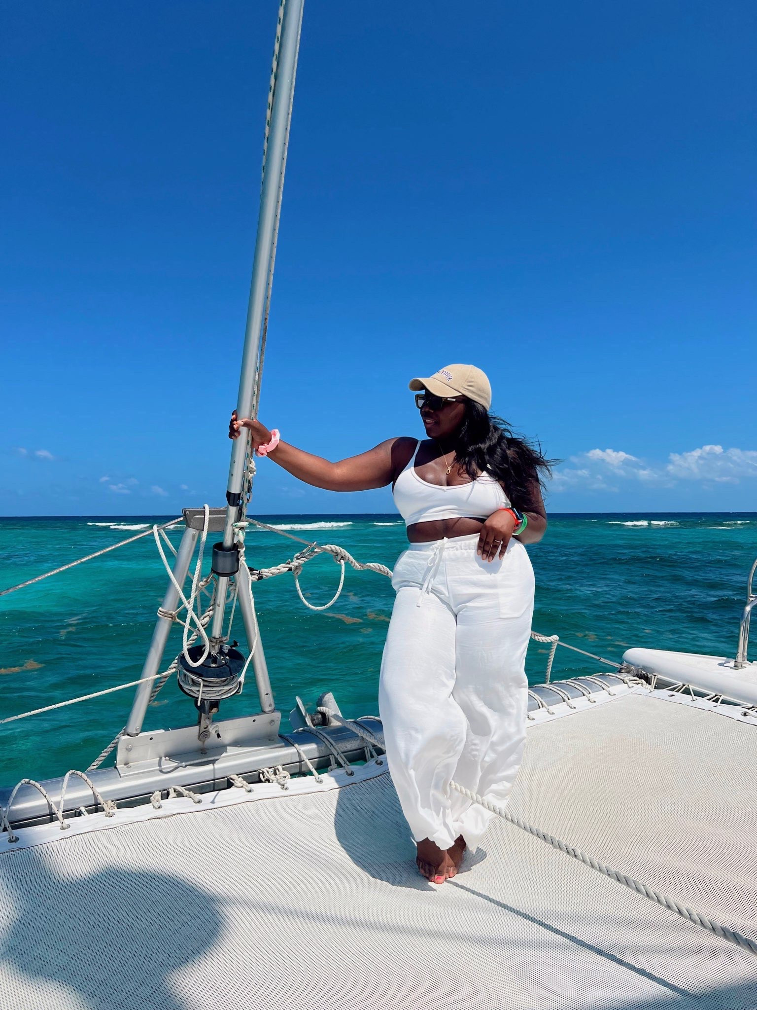 what I wore on a catamaran boar tour in Mexico. Vacation outfit. 

#LTKTravel #LTKSeasonal #LTKSwim