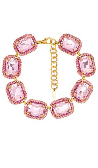 Elizabeth Cole Danika Necklace in Pink. | Revolve Clothing (Global)