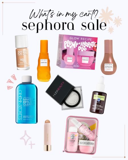 Sephora Sale 🤩 What’s in my Cart? These are a couple repurchases and a lot of new products I’m excited to try! 

#LTKxSephora #LTKbeauty #LTKsalealert