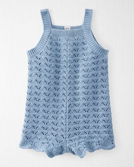 Baby Organic Cotton Pointelle Romper | Carter's Inc