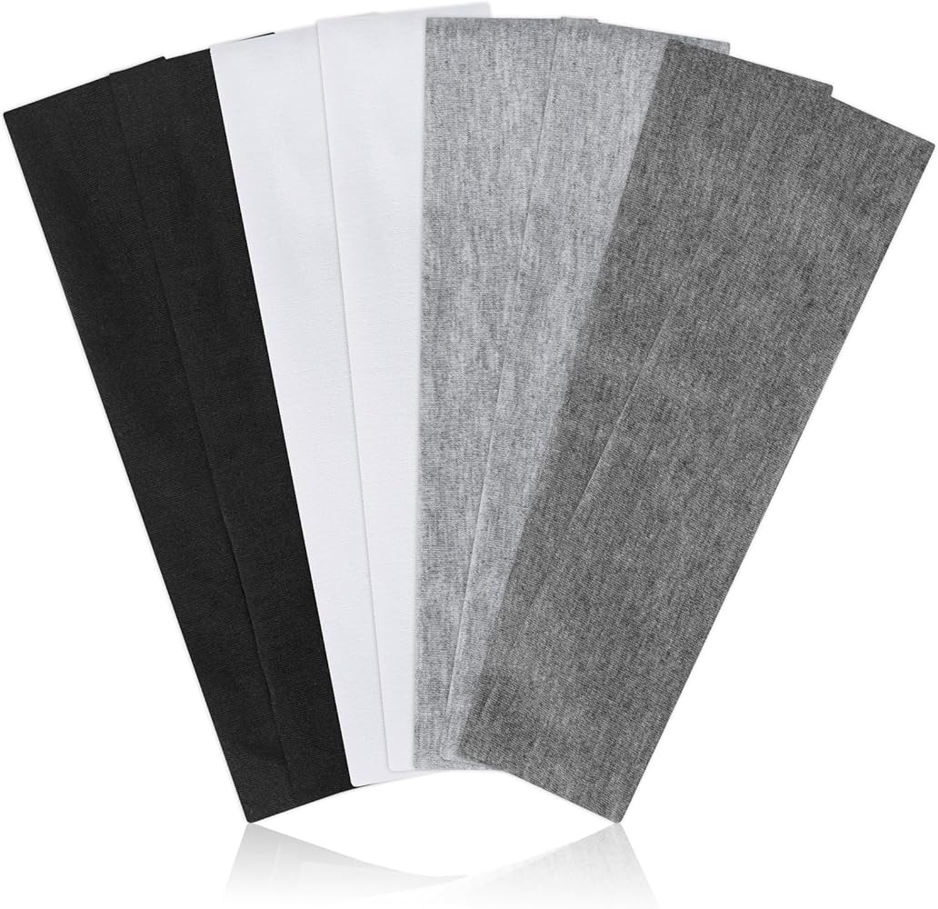 Headbands for Women Non Slip, Stretchy Sweat Headband for Workout Yoga Running, Head Bands for Wo... | Amazon (US)