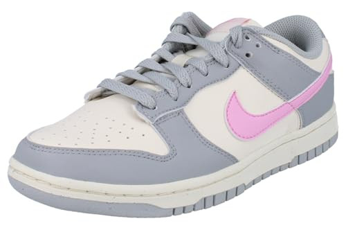 Nike Dunk Low Next Nature Leather Womens Shoes Size 6.5, Color: Light Smoke Grey/Pink Rise/Grey | Amazon (US)
