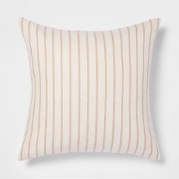 Oversized Cotton Striped Square Throw Pillow - Threshold™ | Target