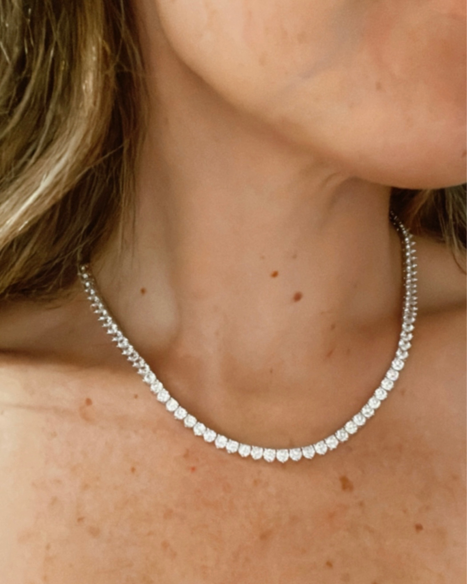 Tennis necklace. Amazon style. Under $50. Gift guide. Gifts for her. Amazon finds. Christmas. Holiday style. Sparkle. Jewelry  

#LTKfindsunder50 #LTKHoliday #LTKGiftGuide