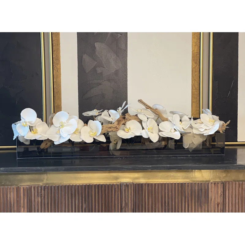 Orchid Arrangement in Planter | Wayfair North America