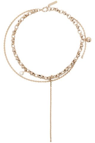 SSENSE Exclusive Gold Winona Necklace | SSENSE