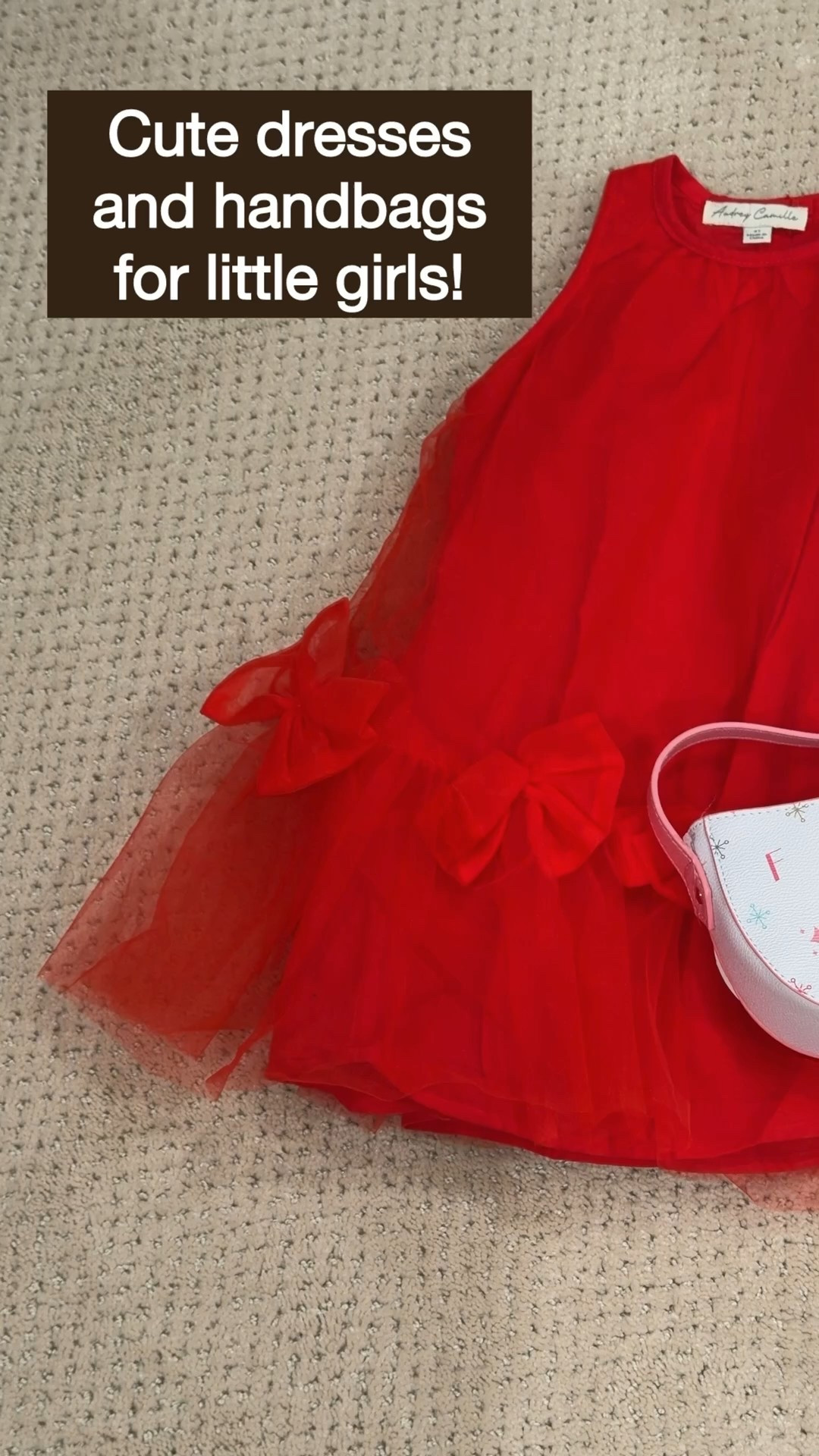 ✨For the littlest style icons✨
These darling red tulle dresses paired with the cutest “designer-look” mini handbags are everything for holiday parties, photos, and gifting. 🎀👜

Perfect for ages 3–6, twirl-approved, and absolutely adorable. Linking all the details so your mini can shine this season. ❤️💫

#LTKKids #LTKGiftGuide #LTKHoliday
