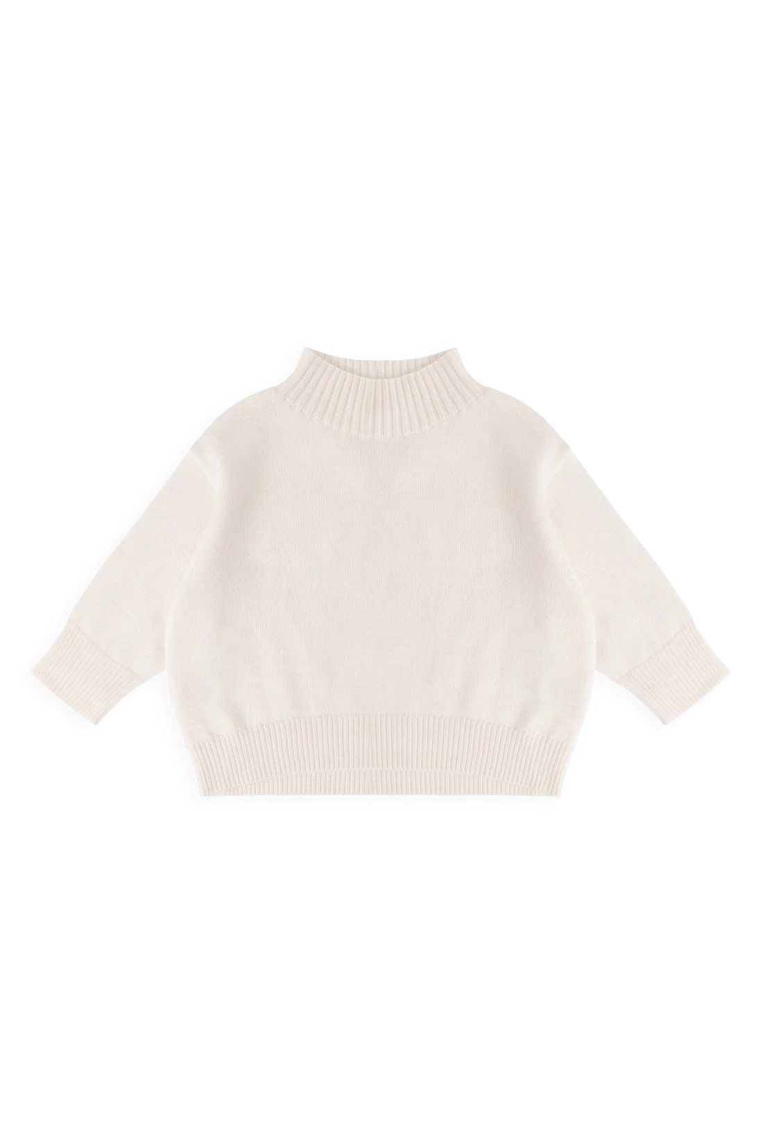 Merino Turtleneck Jumper - Ivory | Jamie Kay