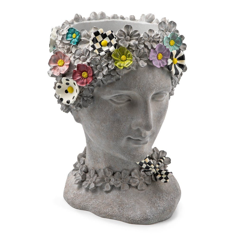 Maia Large Bust Planter | MacKenzie-Childs