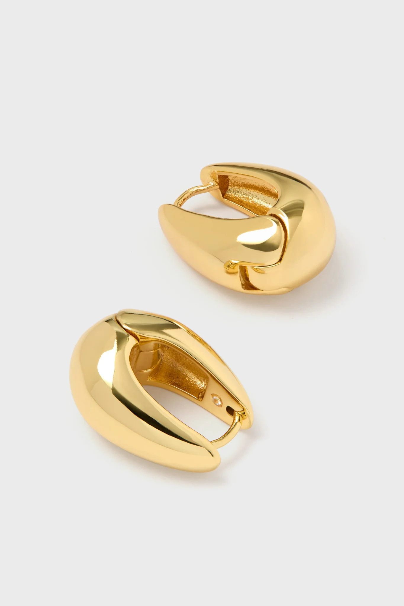 Mini Gold Drop Hoop Earrings | Tuckernuck (US)