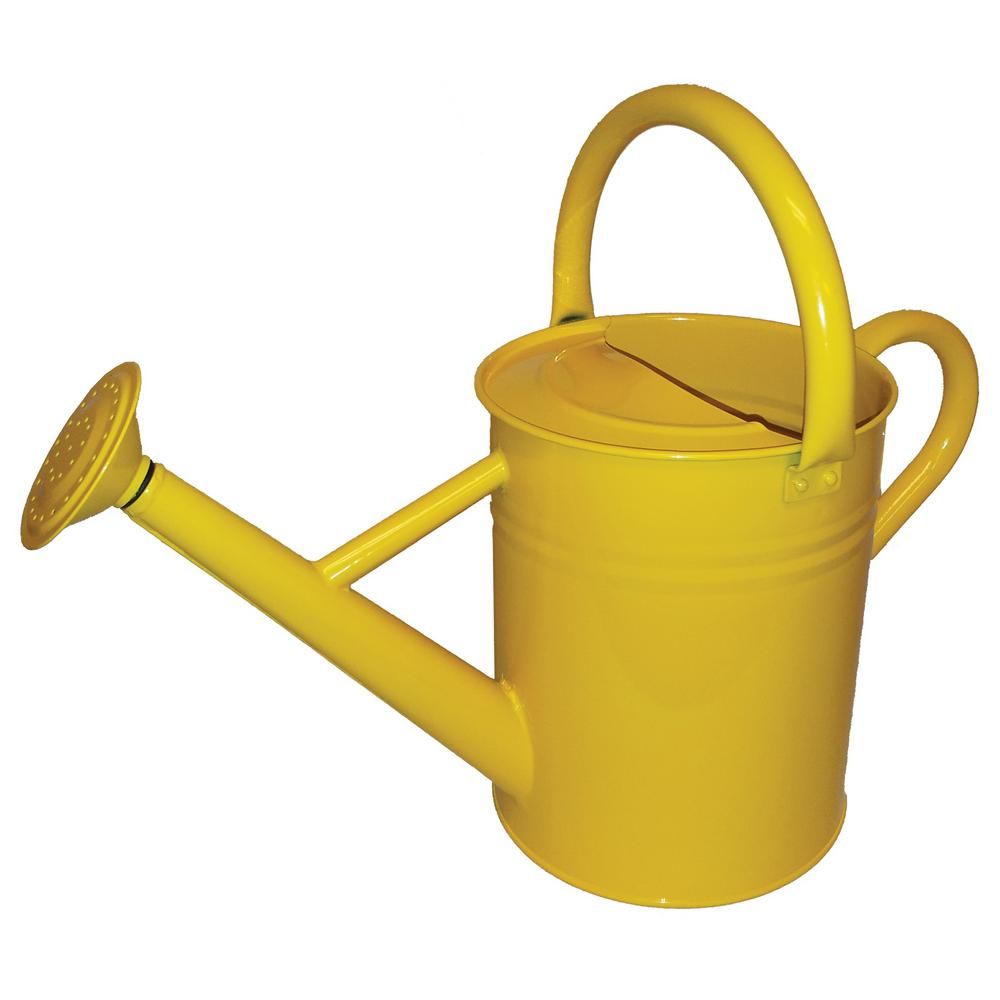 Gardman 1 Gal. Sunshine Yellow Watering Can | The Home Depot