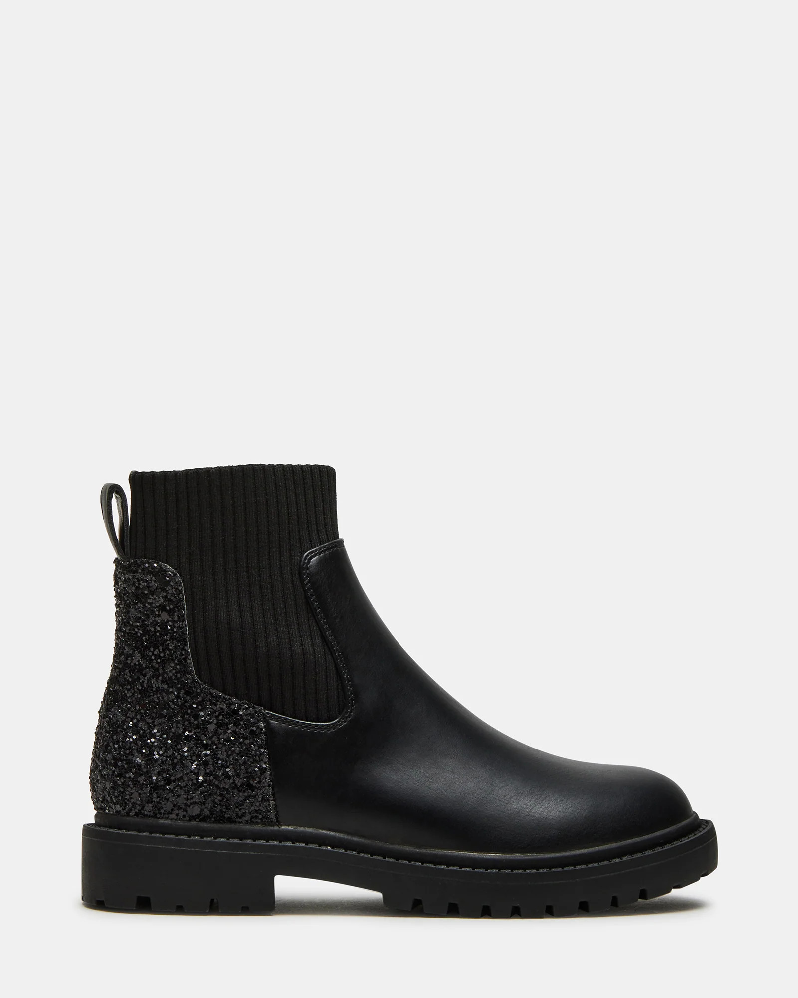KIDS' LILYANA BLACK GLITTER | Steve Madden (US)