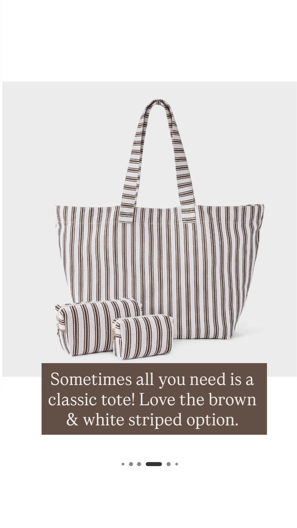 How cute is this striped tote?! This would be great for the beach or pool!

Loverly Grey, Target find, striped tote, beach bag, pool bag

#LTKTravel