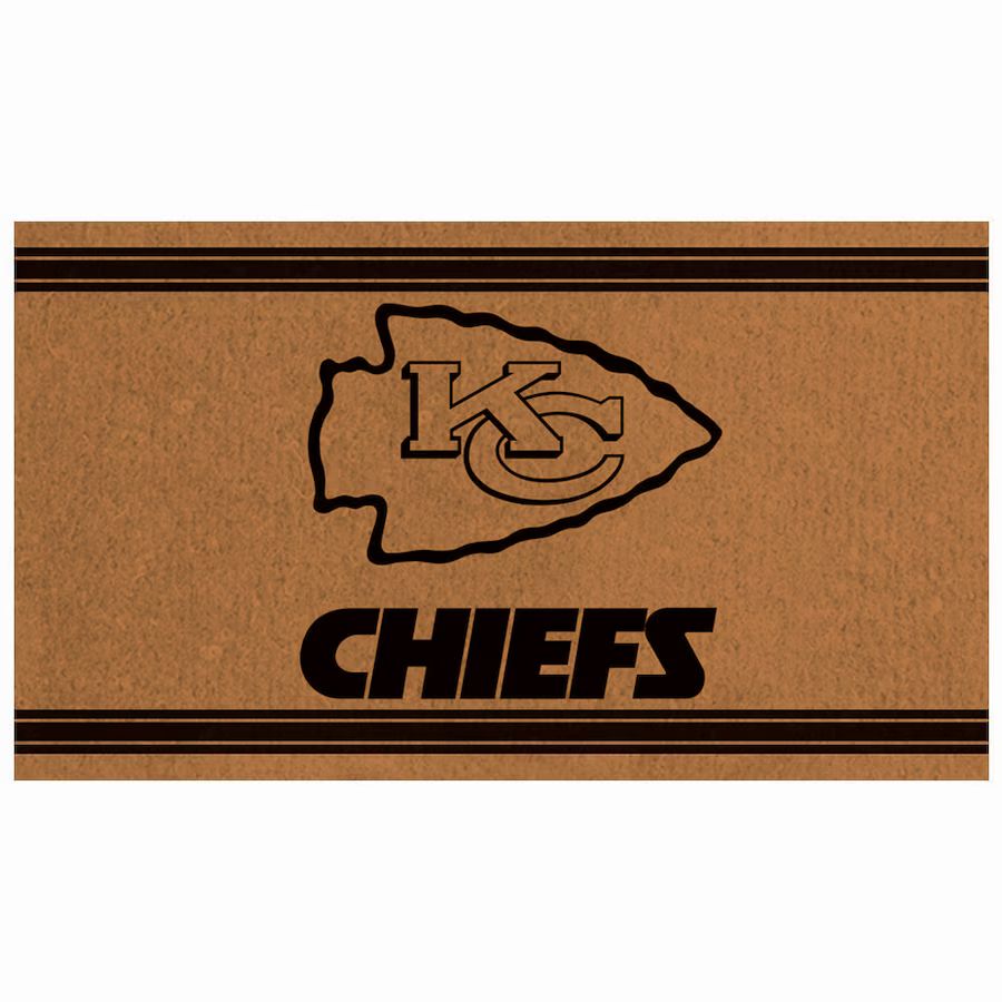 Kansas City Chiefs 30'' x 18'' Logo Turf Mat - Brown | Fanatics