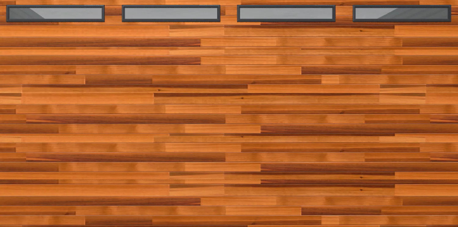 Wayne Dalton 8300 16-ft x 8-ft 12.12 R-Value Insulated Cedar Double Garage Door with Windows one_size | WD8300CNTCPNLS168 | Lowe's