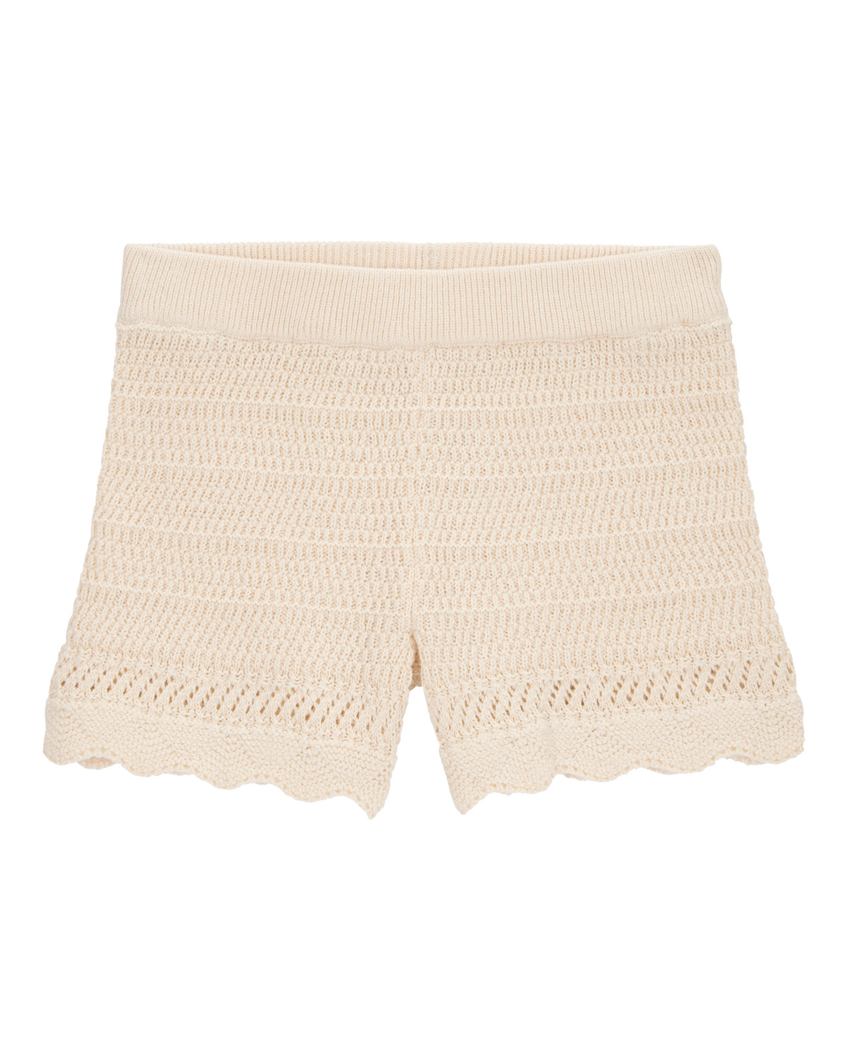Baby Crotchet Knit Shorts - Ivory | Carter's Inc