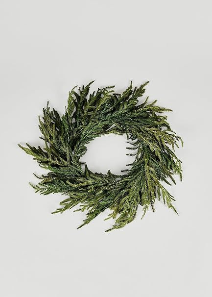 Afloral Real Touch Norfolk Pine Wreath - 24" | Amazon (US)