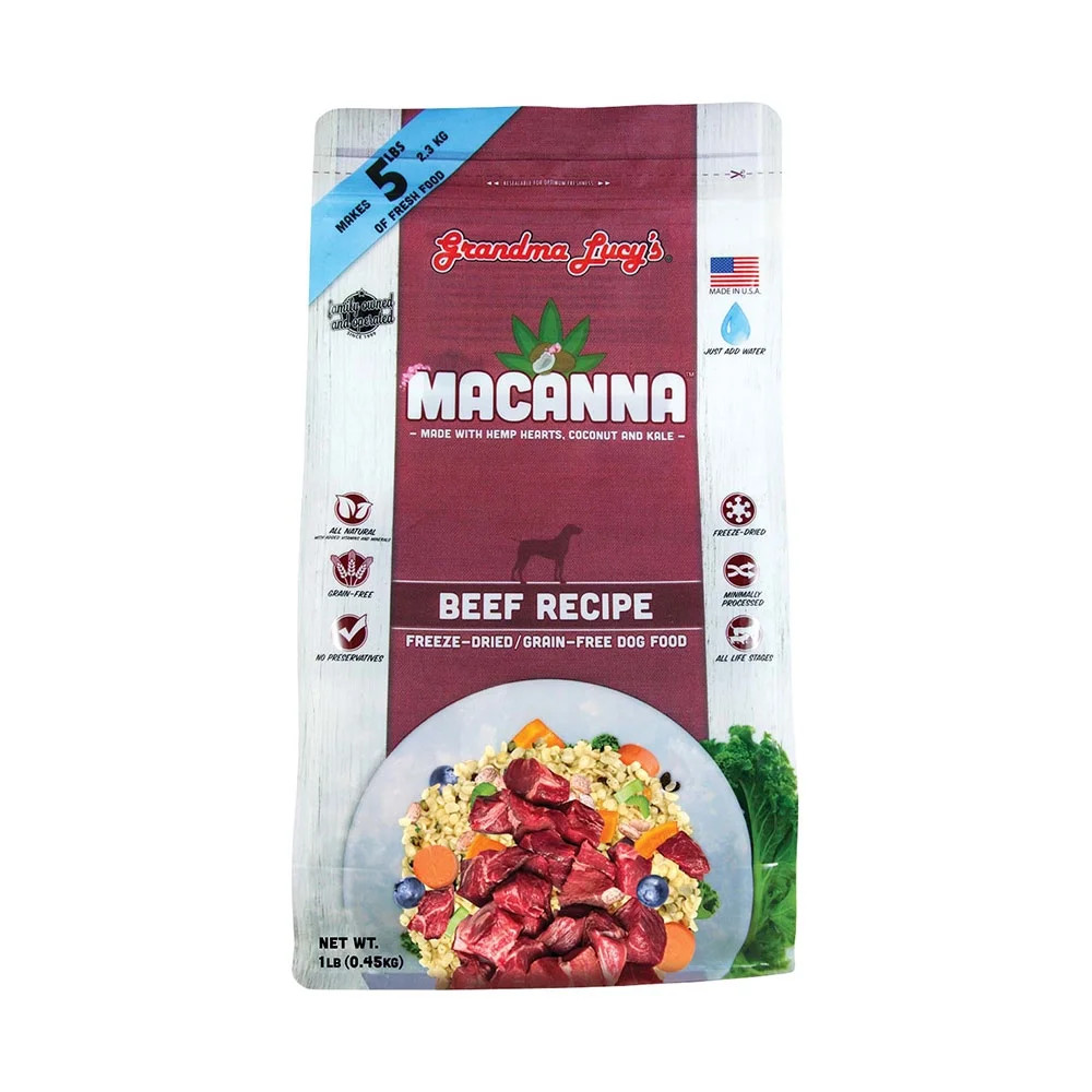 Grandma Lucy's Macanna Freeze Dried Grain Free Beef Recipe Dog Food, 1 Lb | Walmart (US)