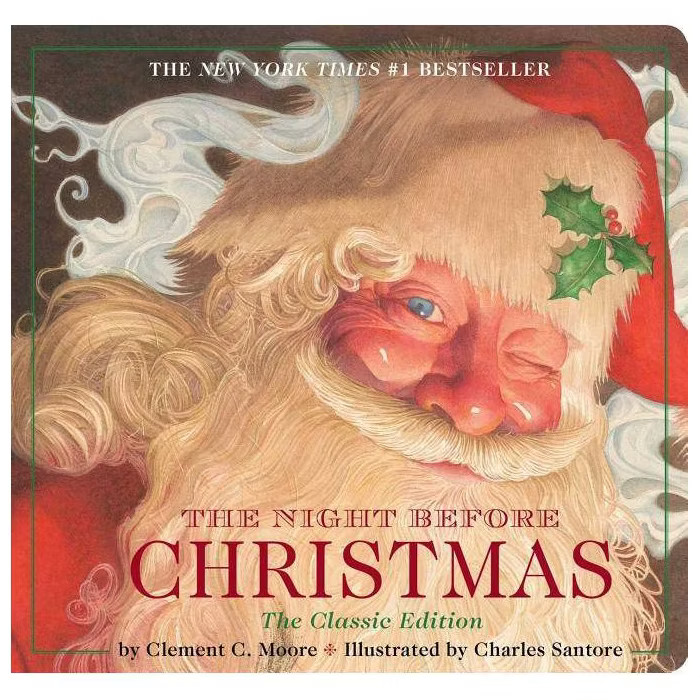 The Night Before Christmas by Clement Clarke Moore (Board Book) | Target