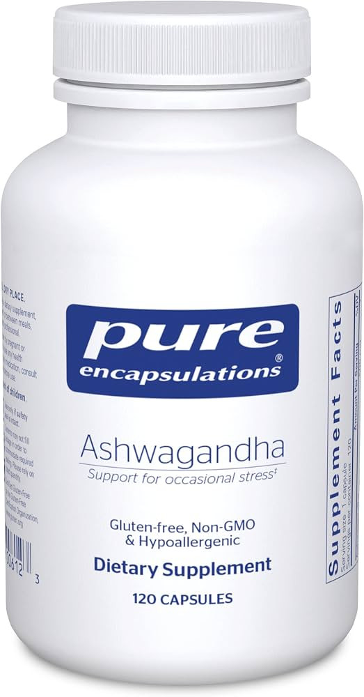 Pure Encapsulations Ashwagandha - 500 mg Ashwagandha Extract - Metabolism & Stress Support - Immu... | Amazon (US)