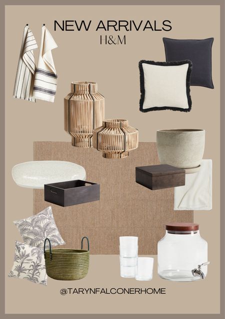 Shop these new decor arrivals from H&M!

Home decor, neutral home, new arrivals, tea towels, pillow covers wooden storage box, tea towels, throw blanket, planter,lantern 

#LTKfindsunder100 #LTKhome