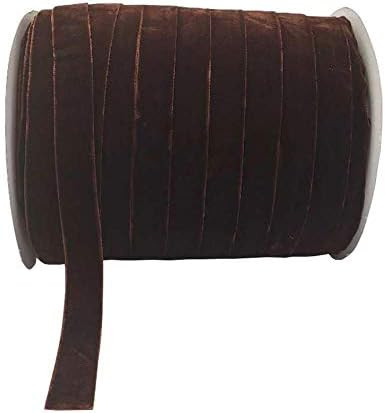 10 Yards Velvet Ribbon Spool (Coffee, 5/8") | Amazon (US)